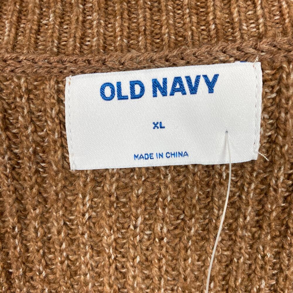 Old Navy Brown Long Sleeve Rib Knit Mini Sweater Dress Sz.XL NWT - Picture 5 of 12